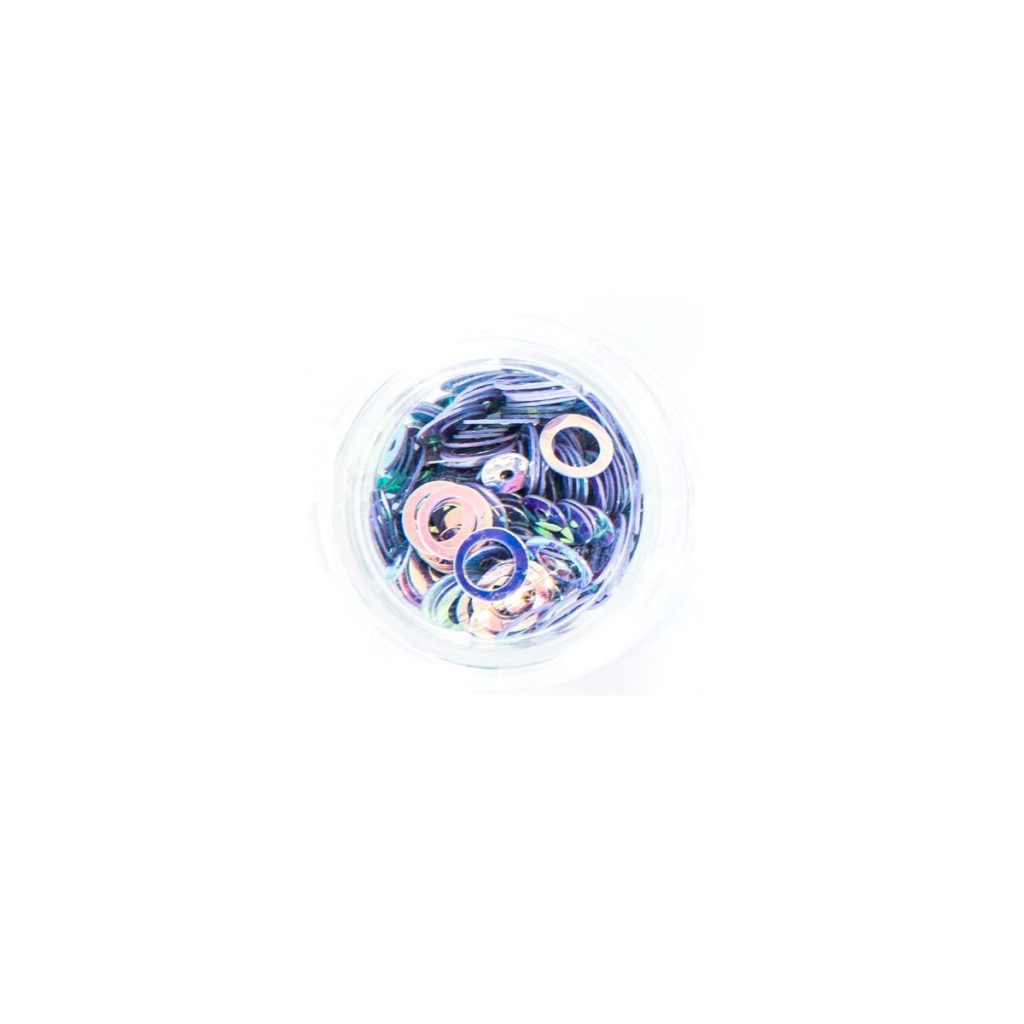 PURPLE DAZZLING CIRCLES | Simply MA.DE